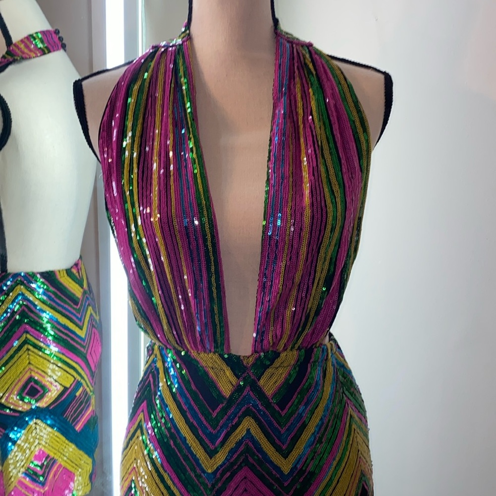 FASHION NOVA ALL TYPES SEQUIN MINI DRESS
